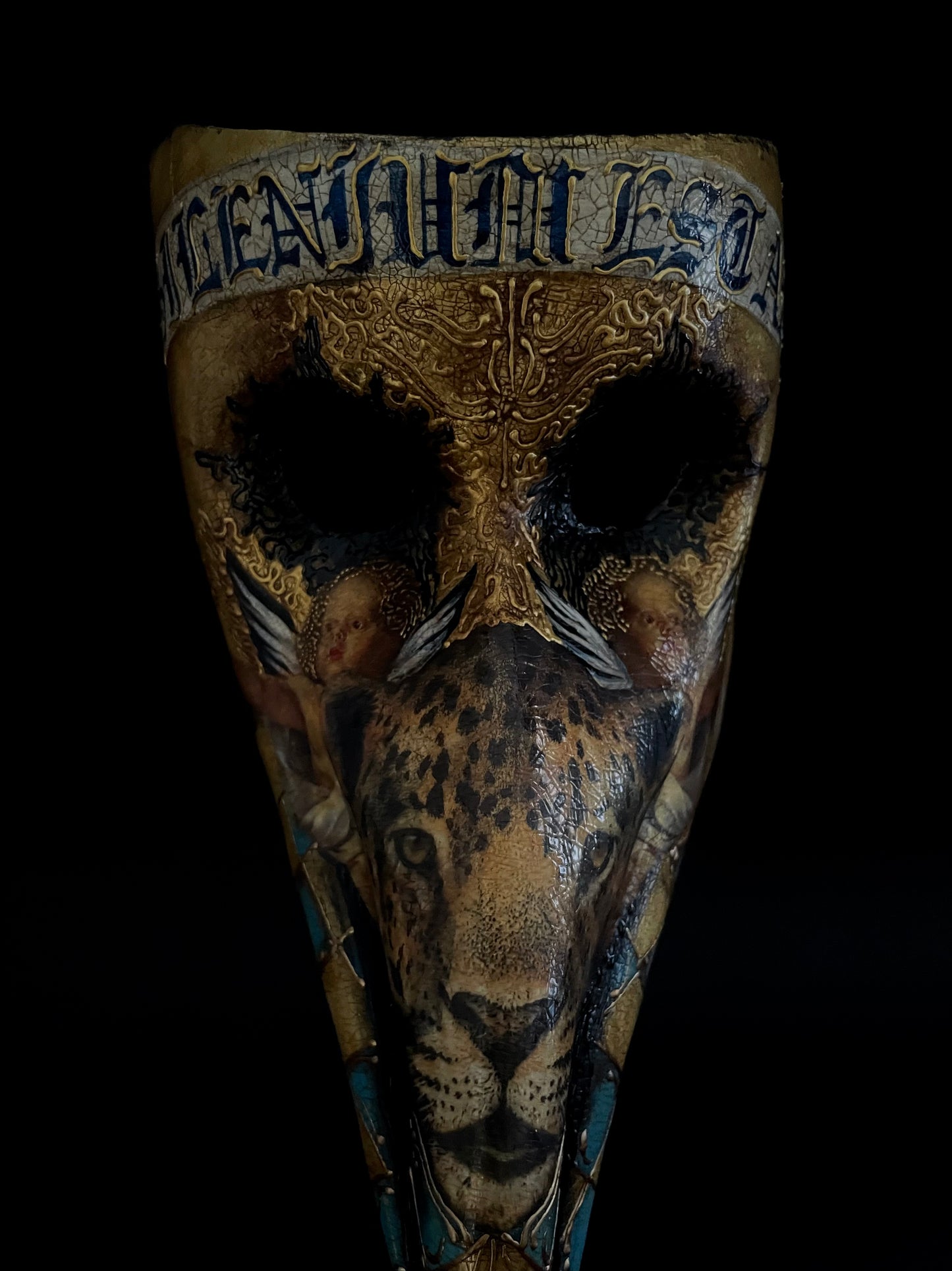 Medico della peste mask. The plague mask. Limited edition mask.