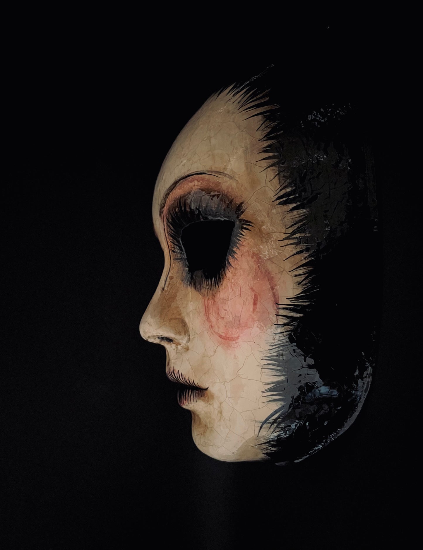 Ghost woman mask