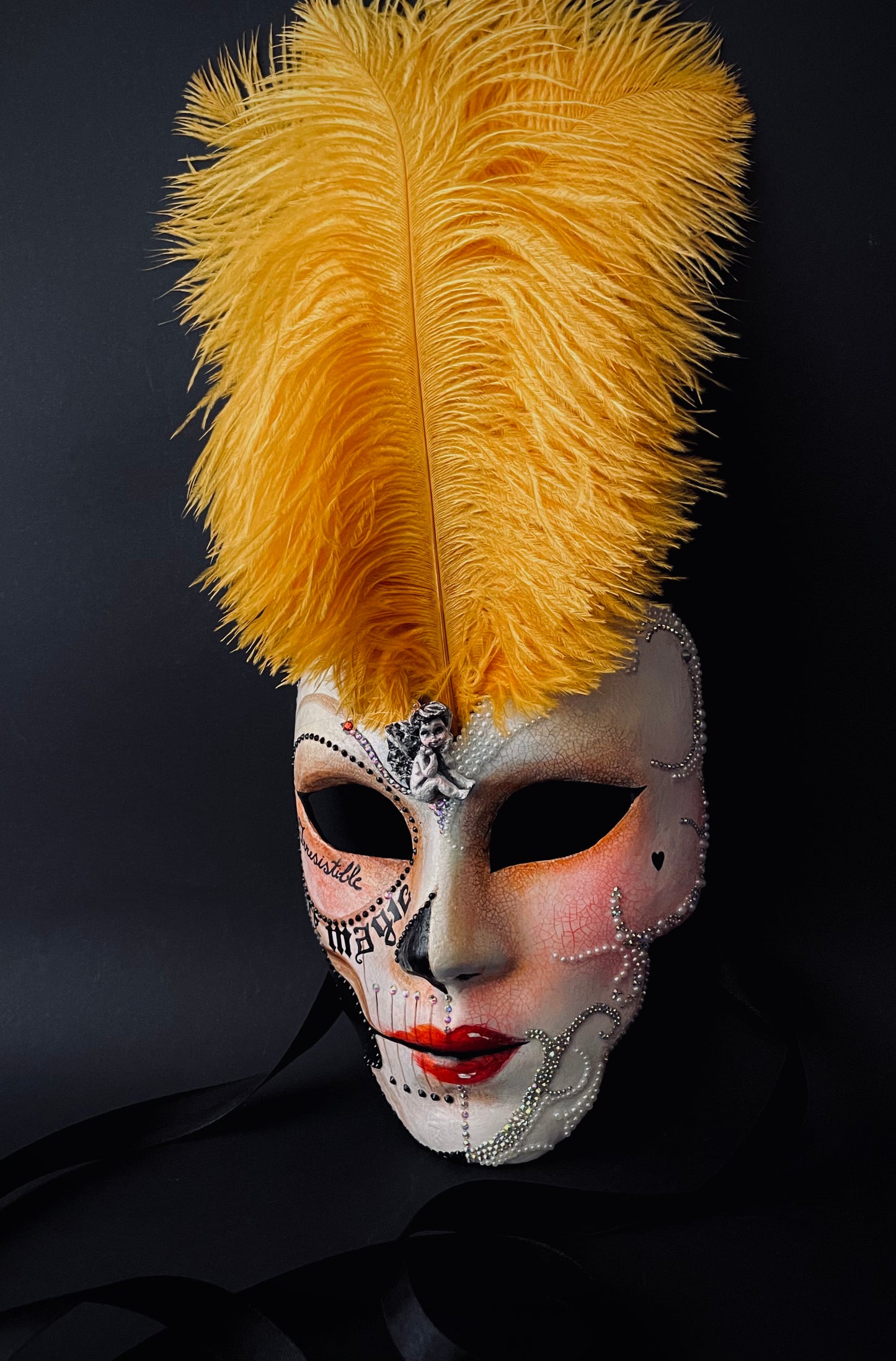 Masquerade Catrina. Feminist mask