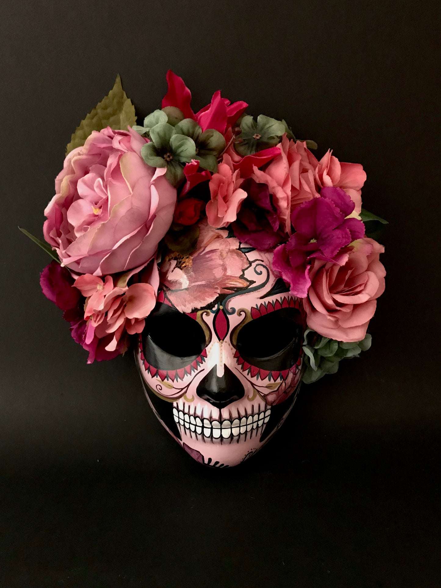 Pink Catrina mask