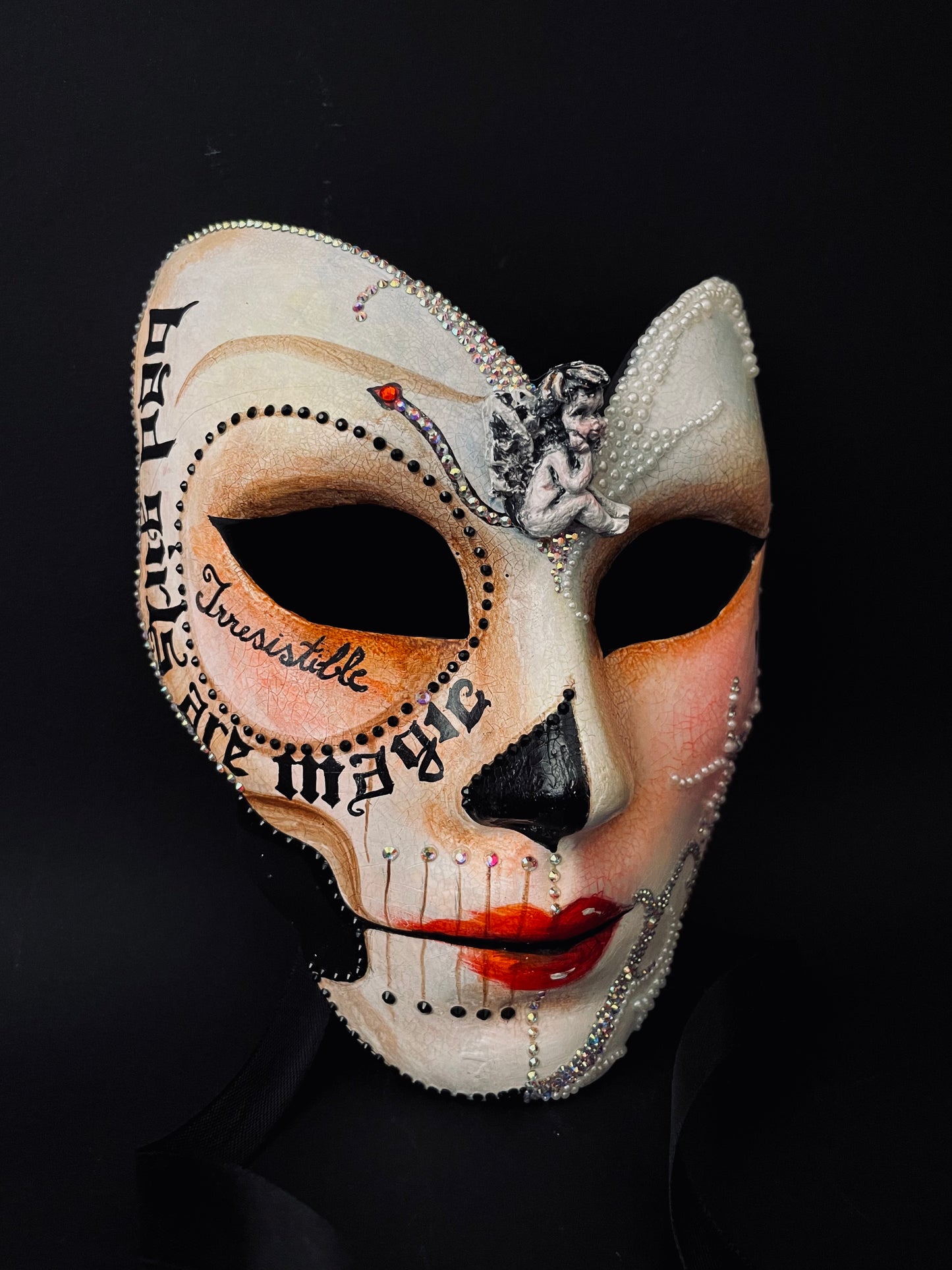 Masquerade Catrina. Feminist mask