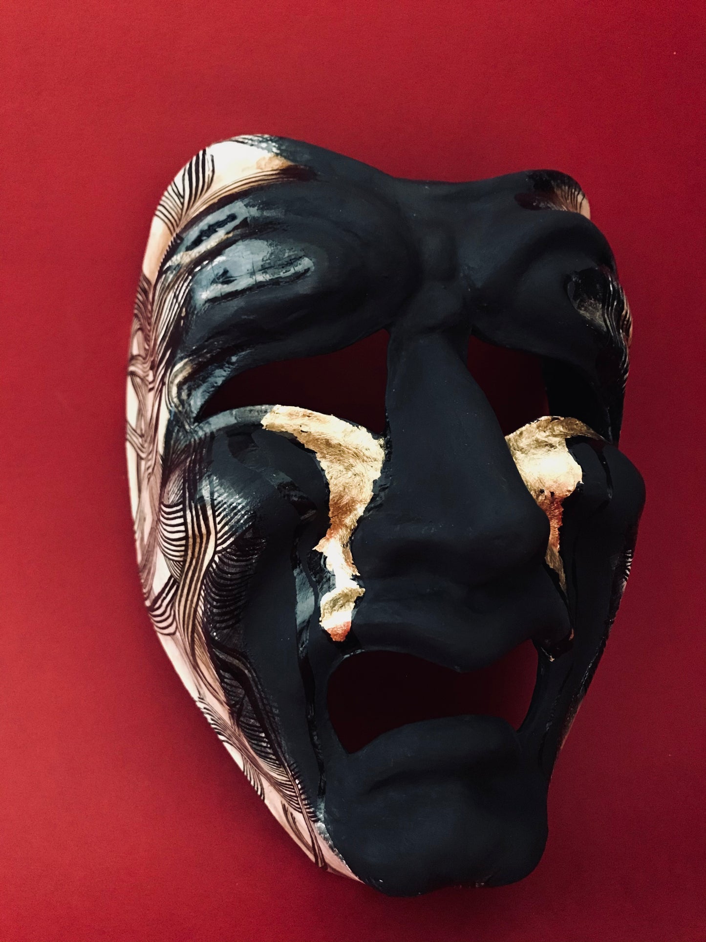 Tragedy mask