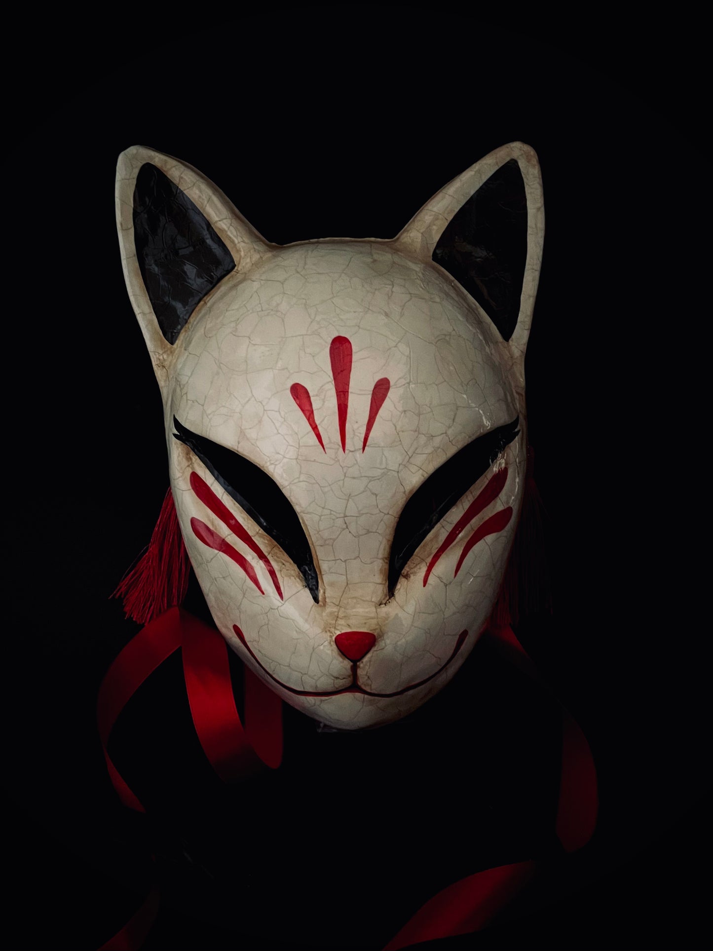 Kitsune mask. Japanese fox mask