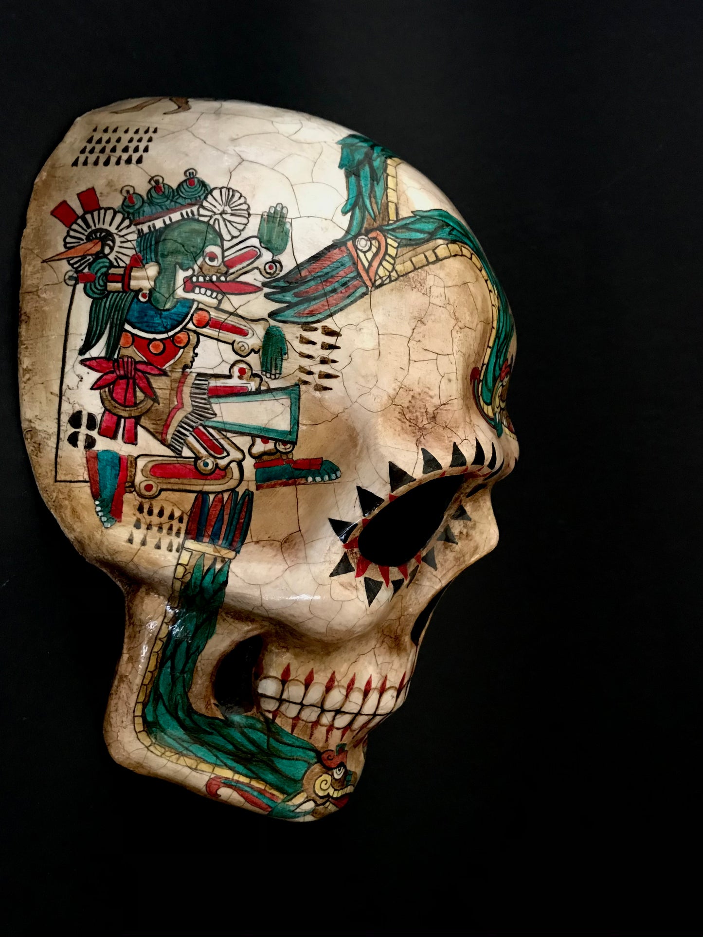 Aztec skull mask