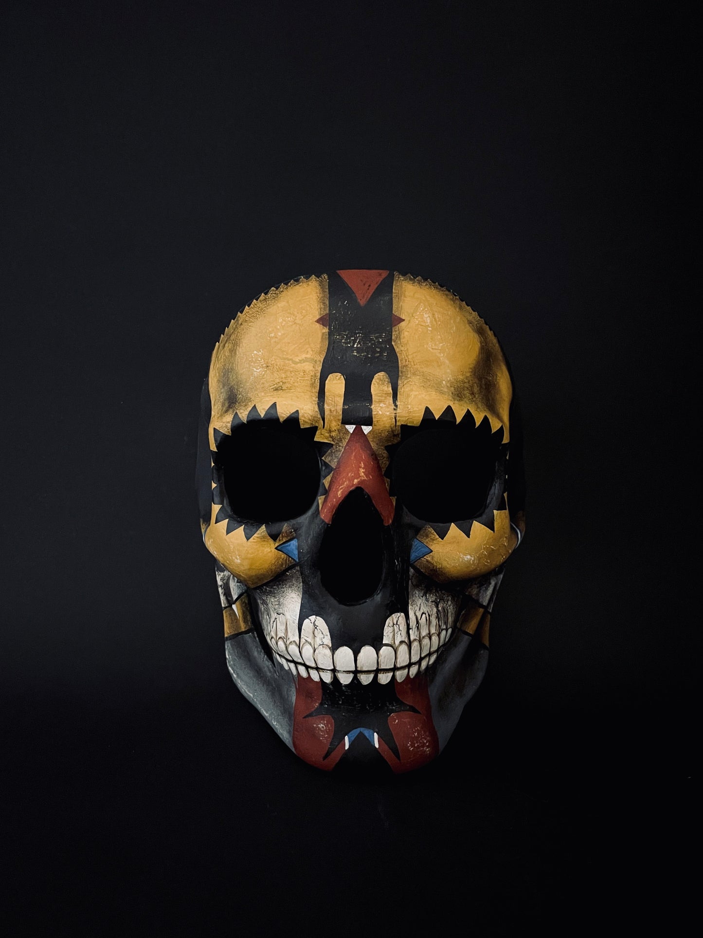 Native American skull. Skull mask