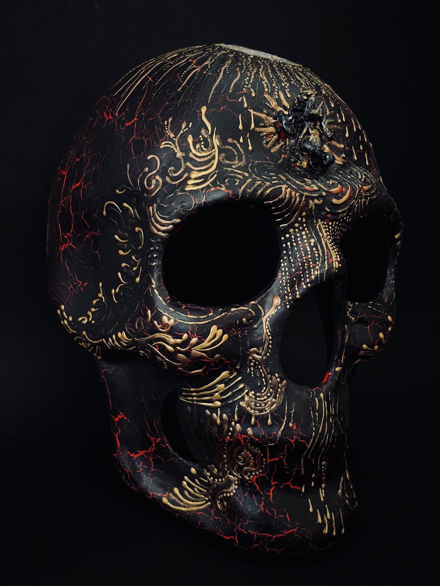 Gothic skull. Skull mask