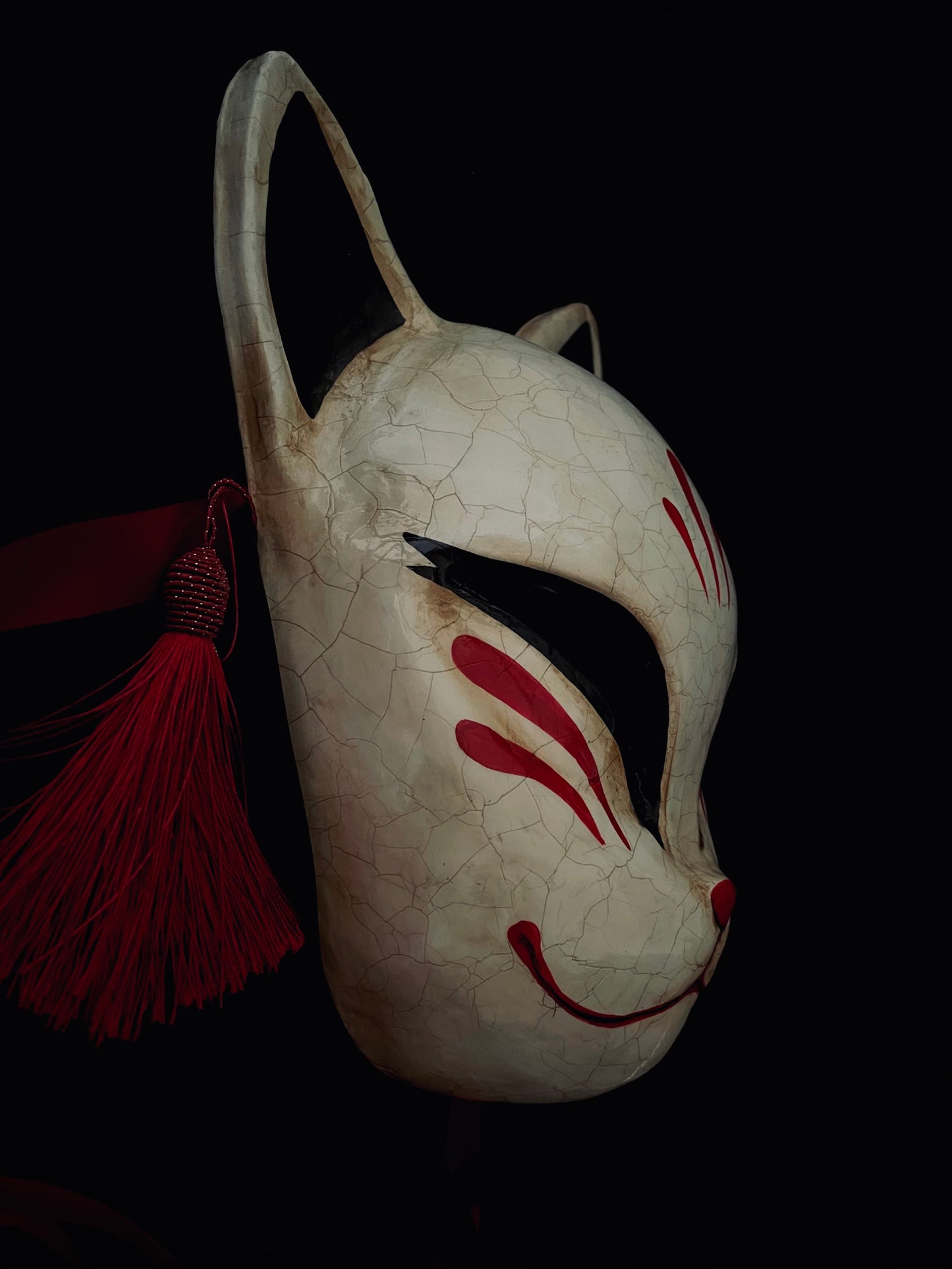 Kitsune mask. Japanese fox mask