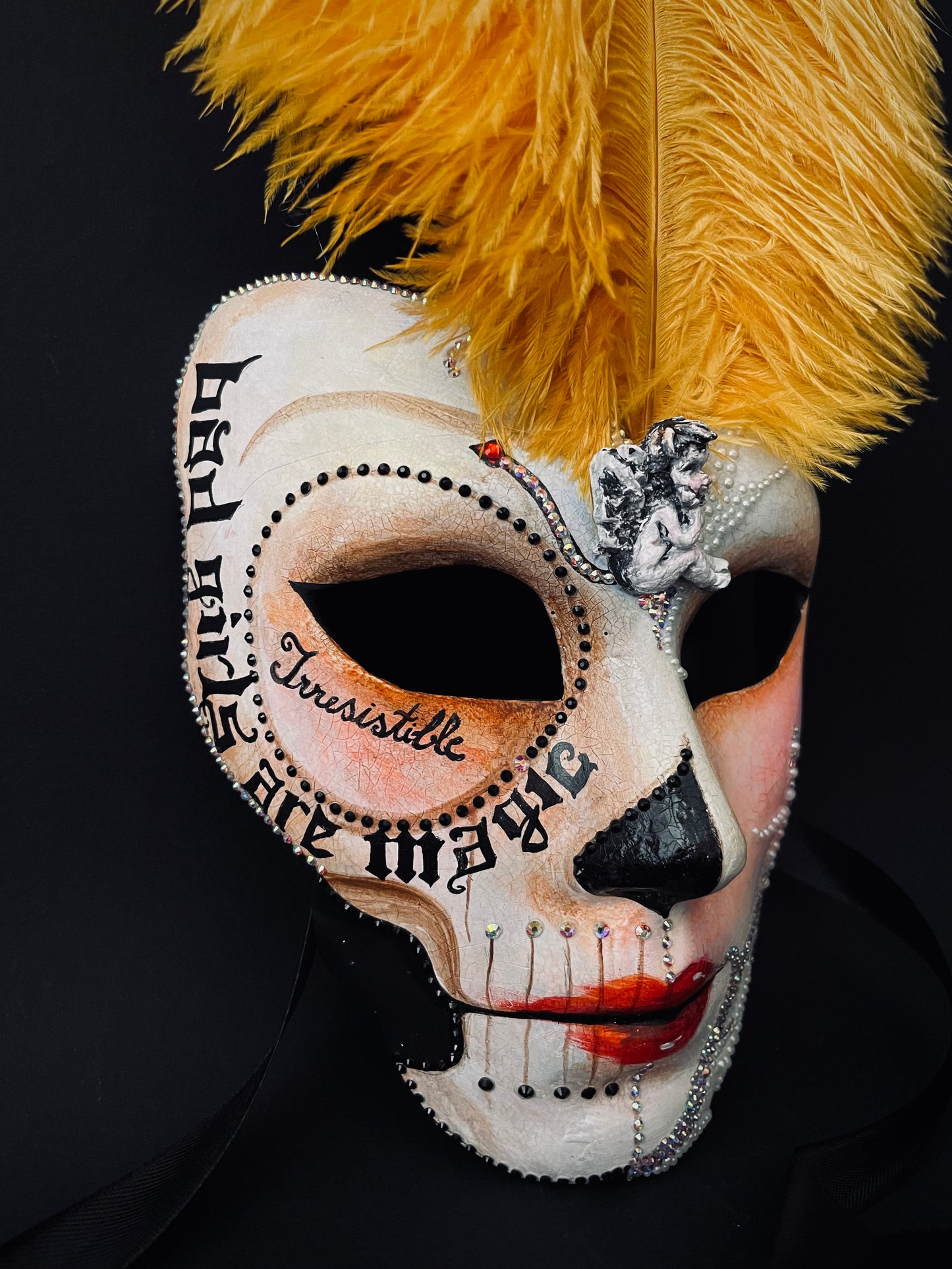 Masquerade Catrina. Feminist mask