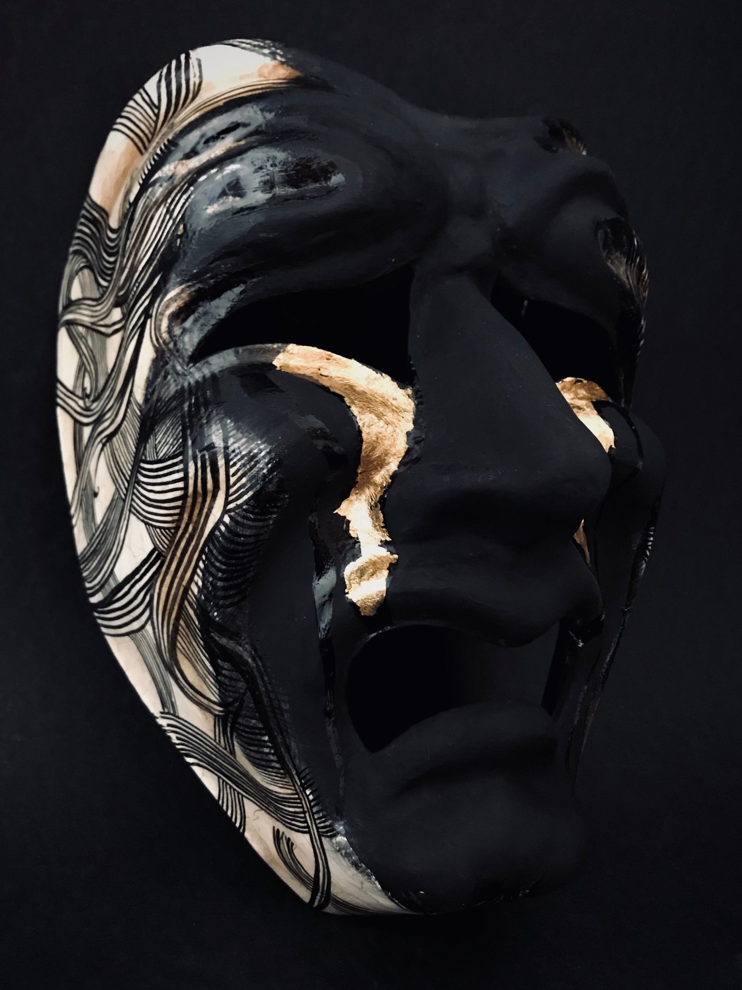 Tragedy mask