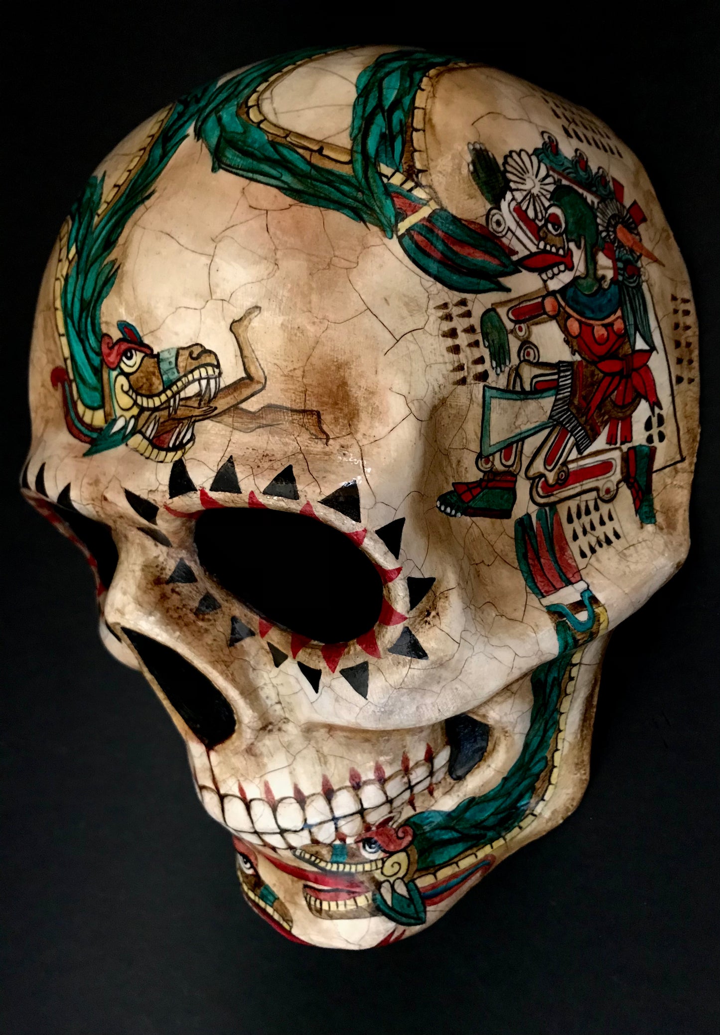 Aztec skull mask