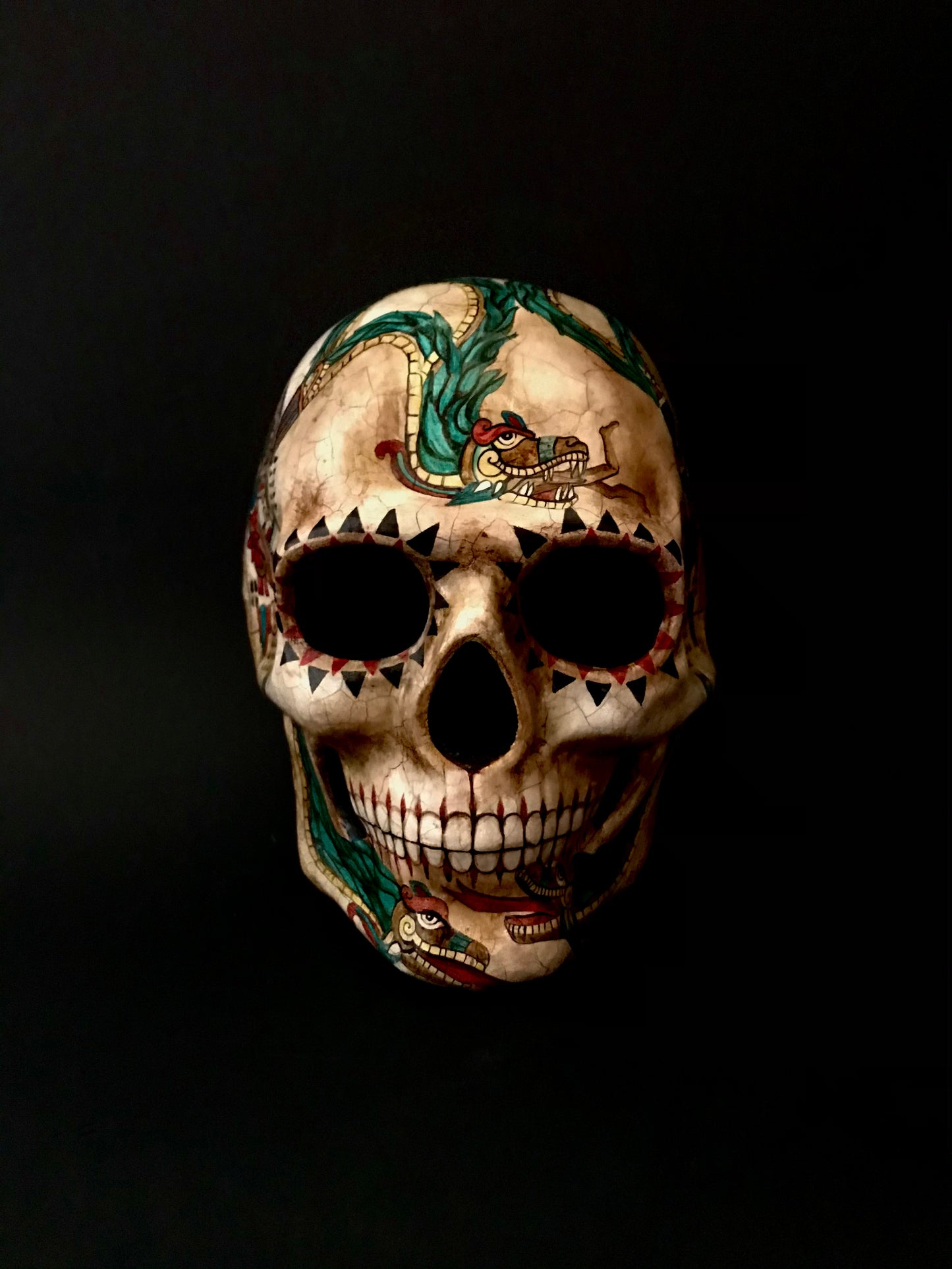 Aztec skull mask