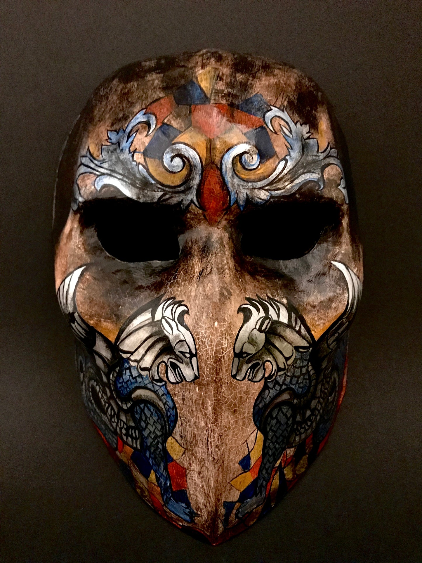 Mask with gargoyles