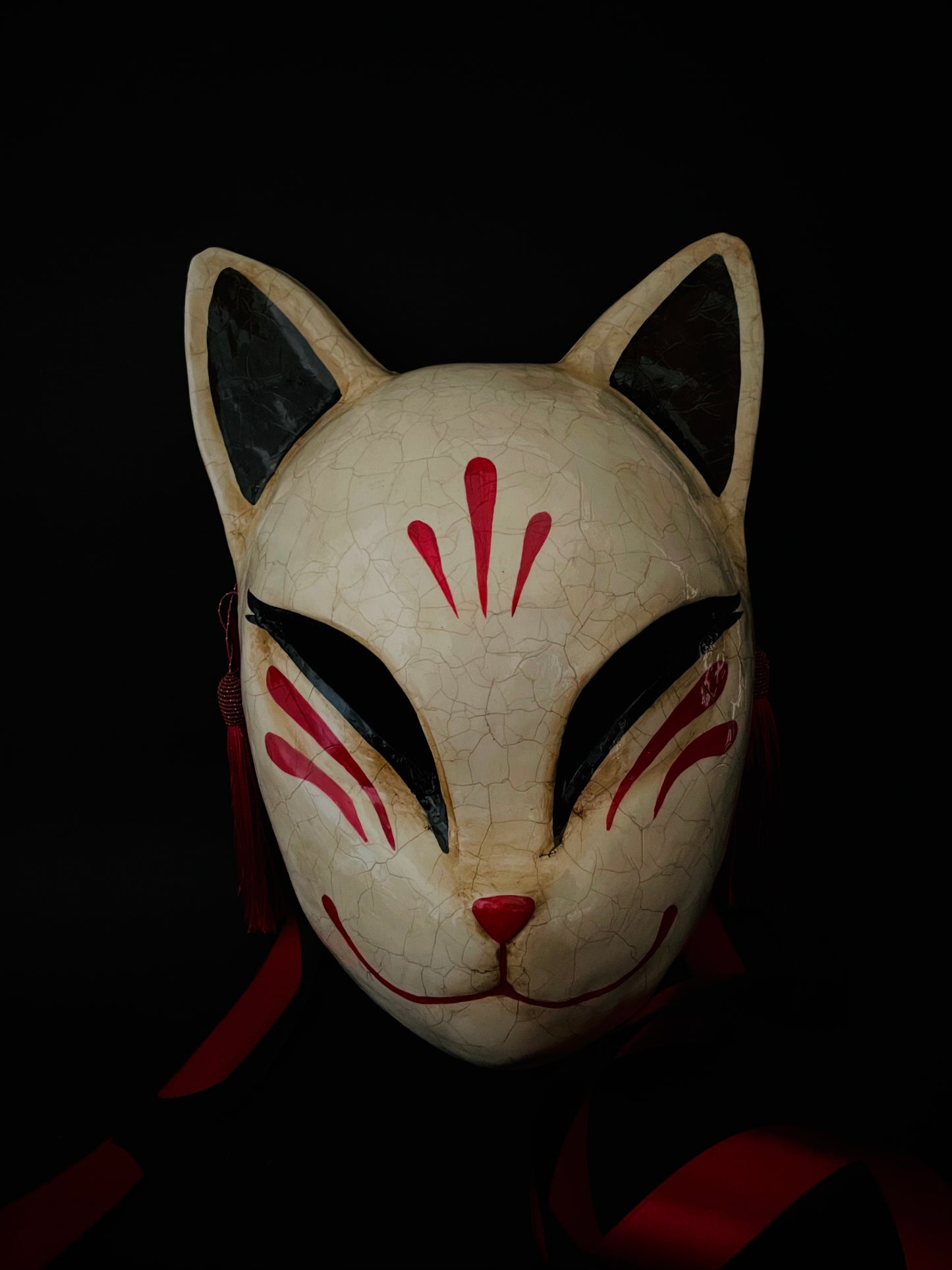 Kitsune mask. Japanese fox mask