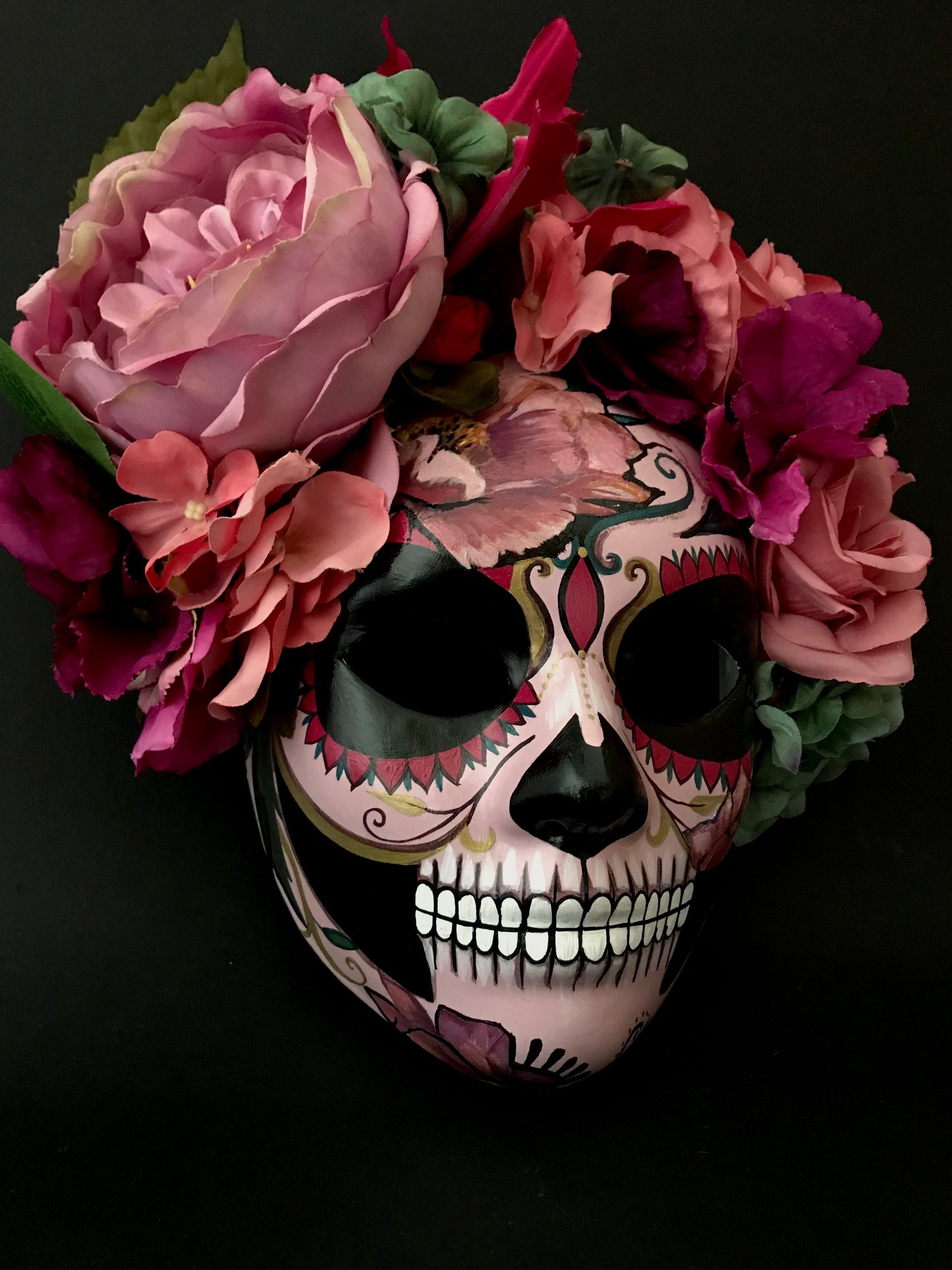 Pink Catrina mask