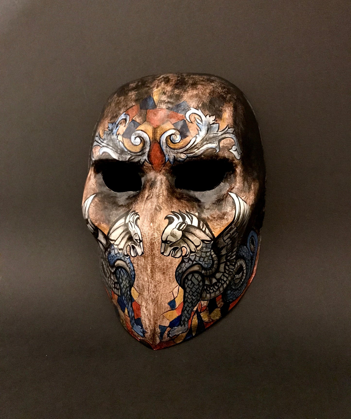 Mask with gargoyles