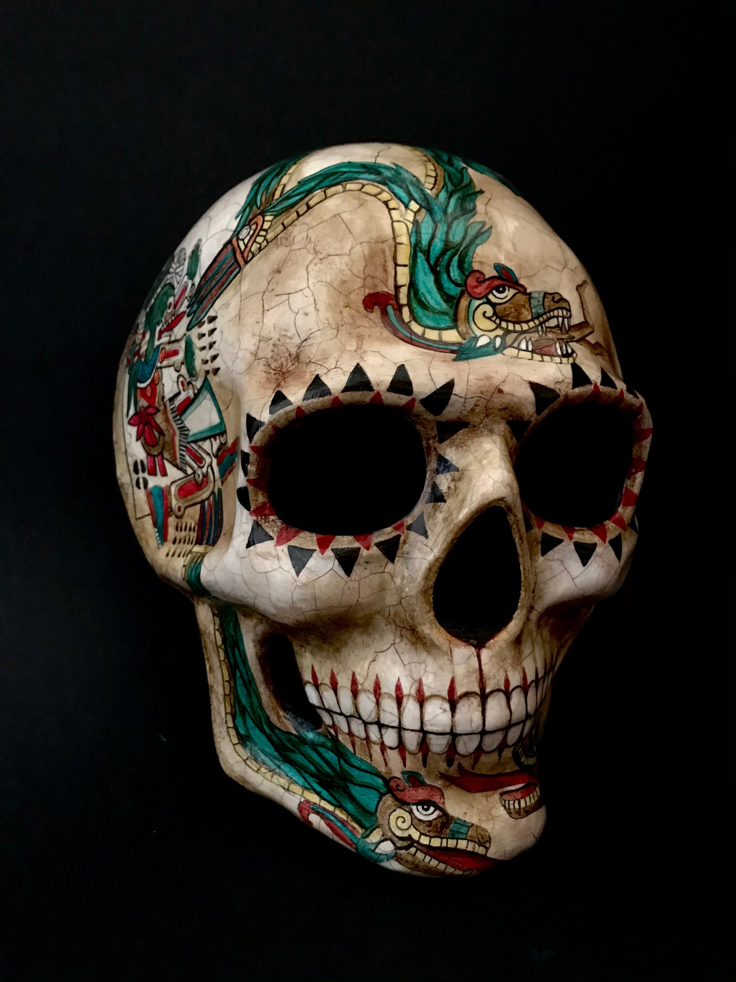 Aztec skull mask