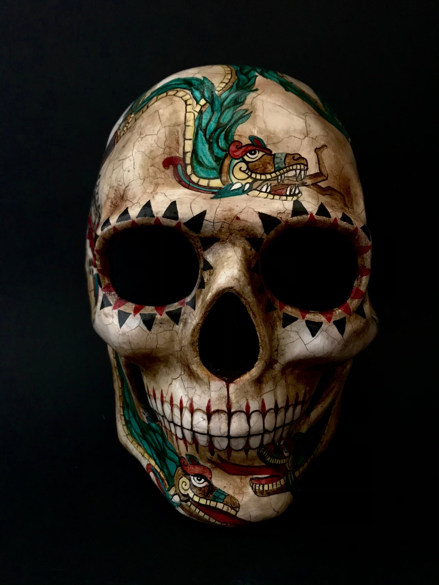 Aztec skull mask