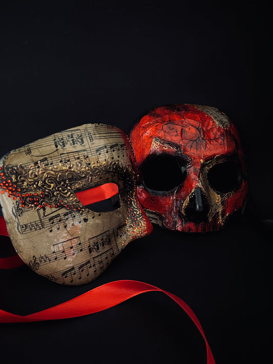 Phantom of the opera couples masks. Masquerade party ma