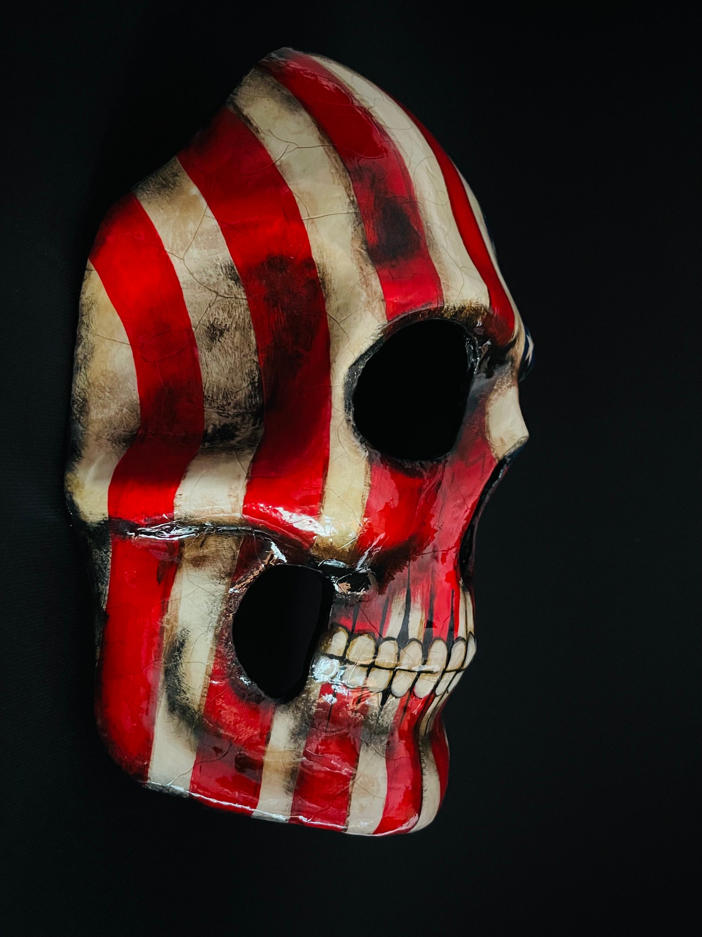 American flag skull mask