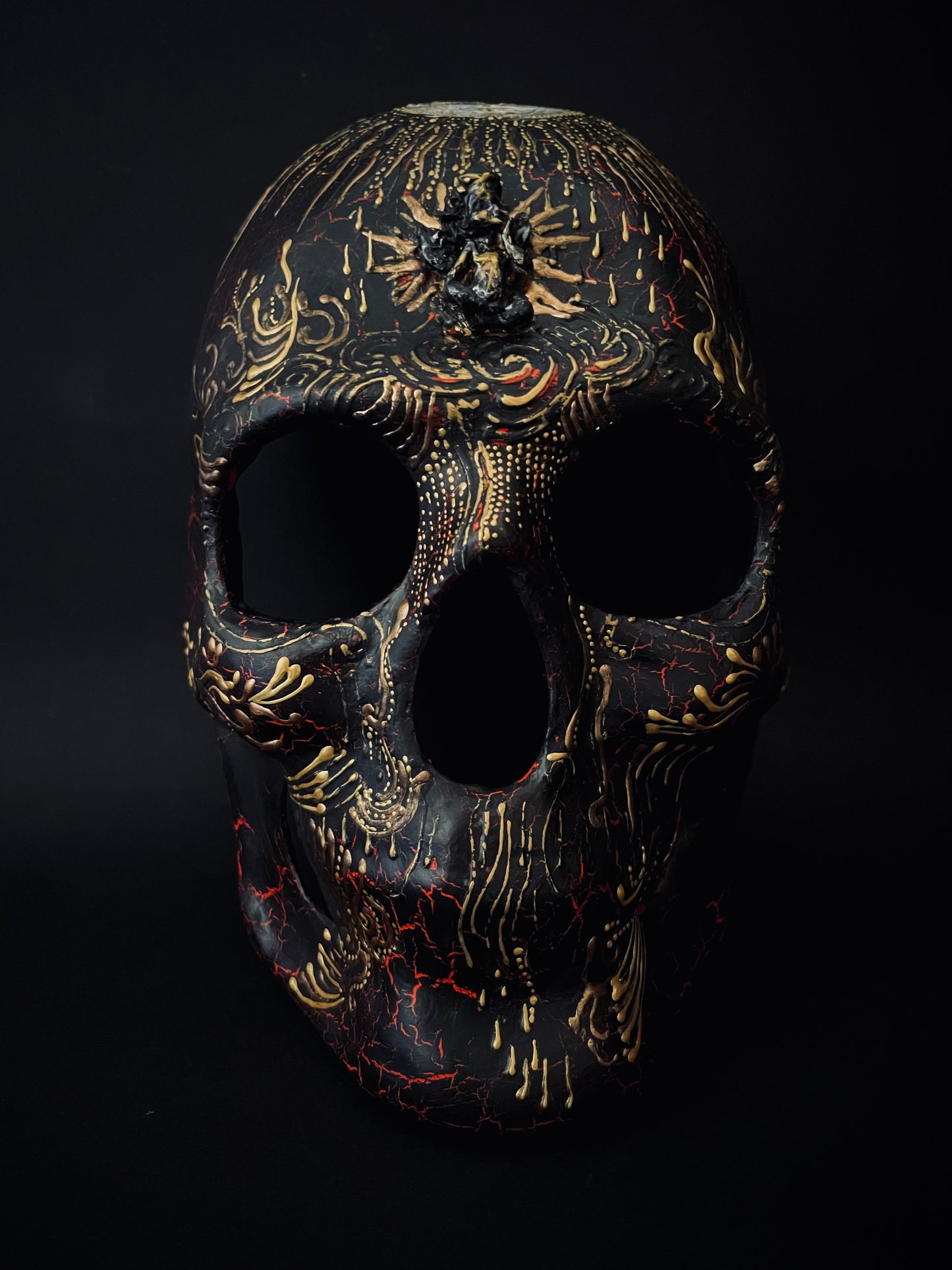 Gothic skull. Skull mask