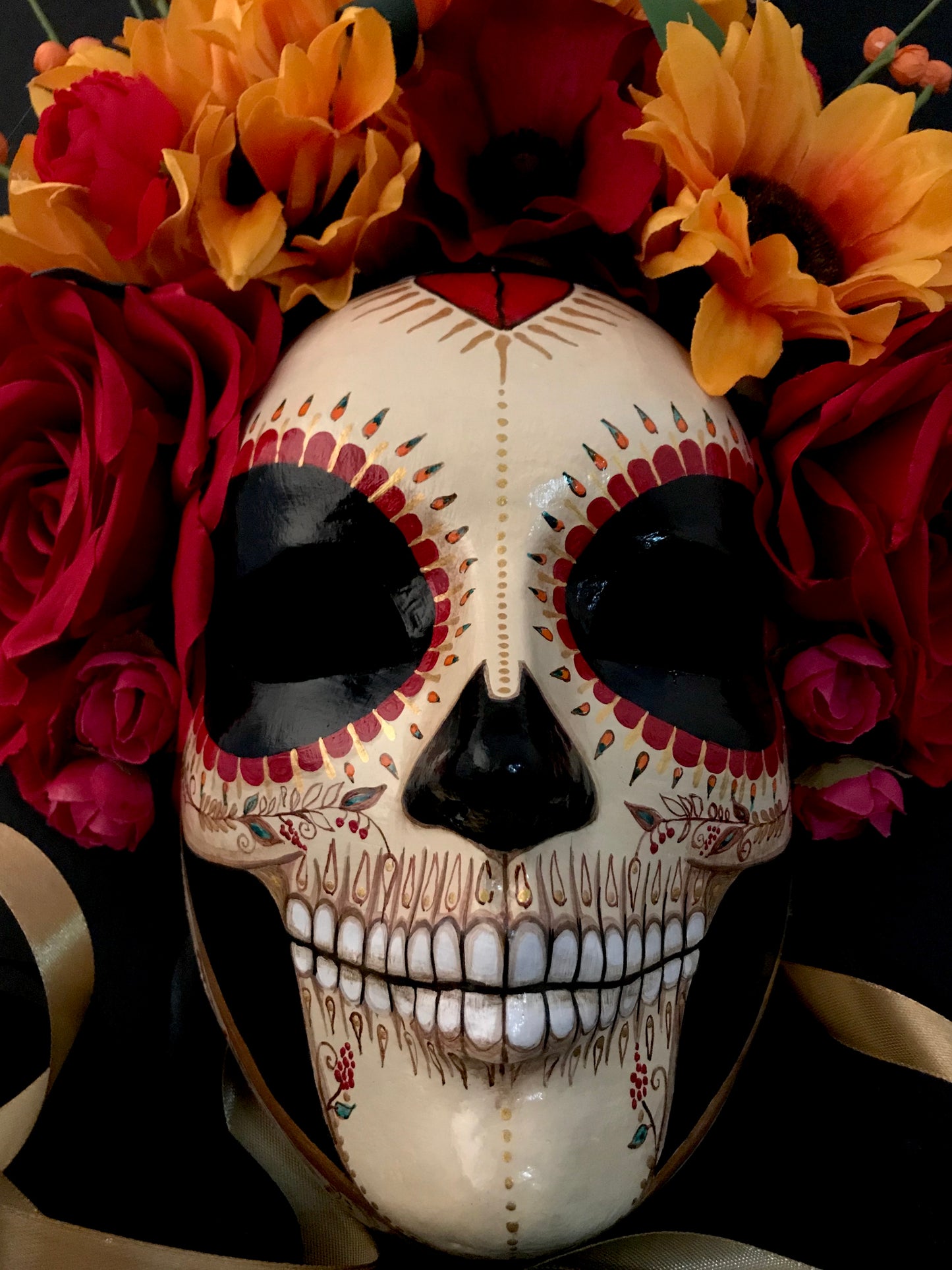 Catrina with sunflowers