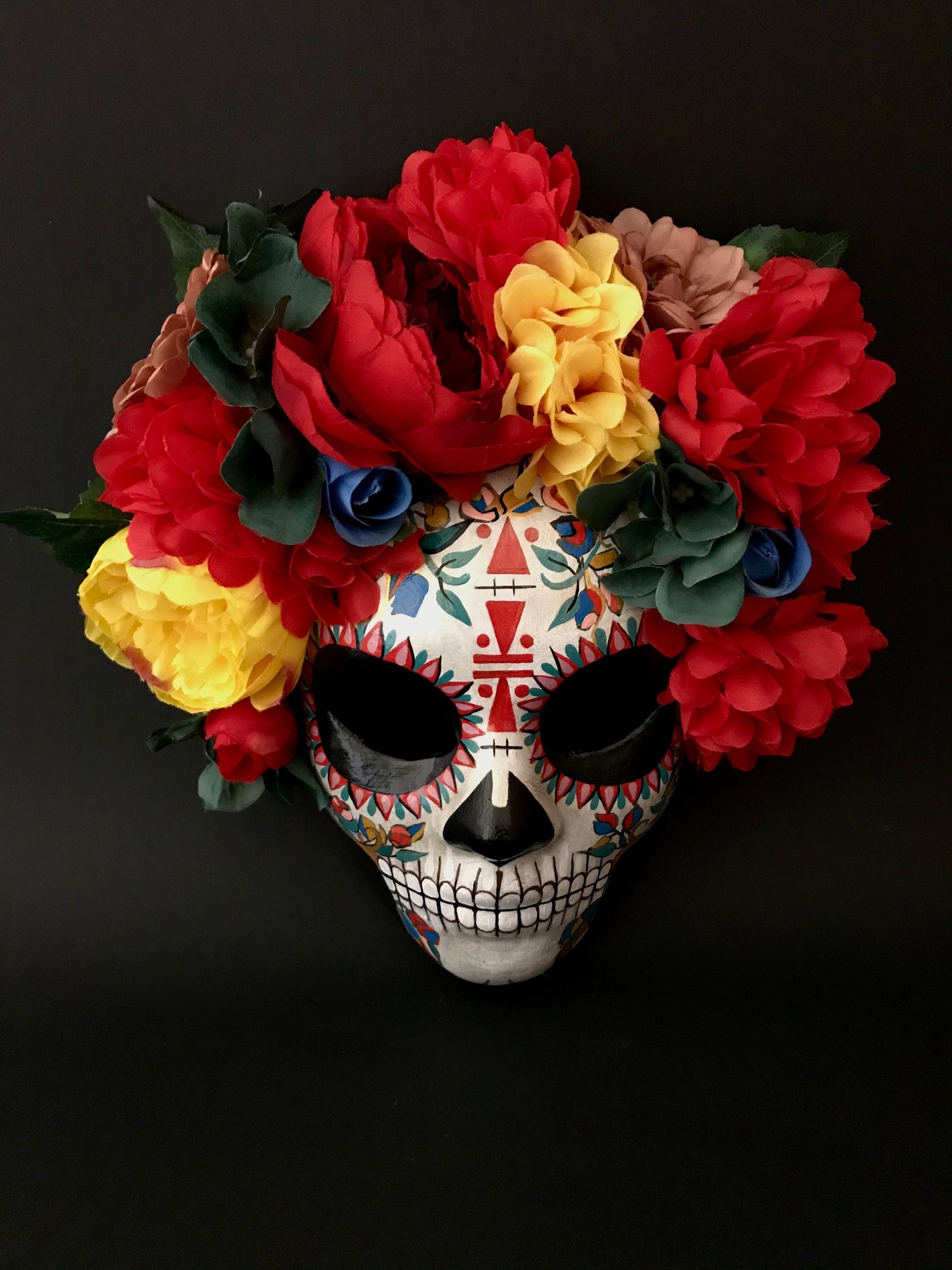 Red and white Catrina