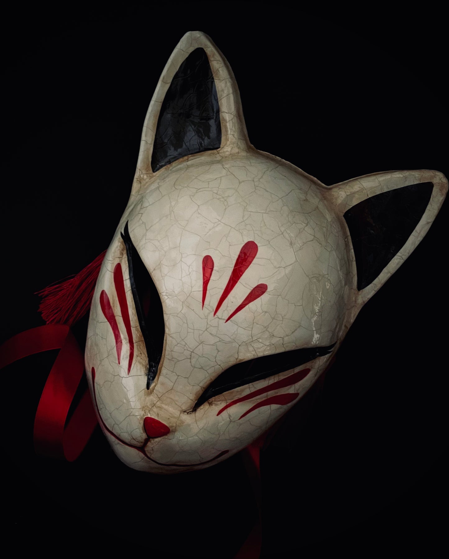 Kitsune mask. Japanese fox mask