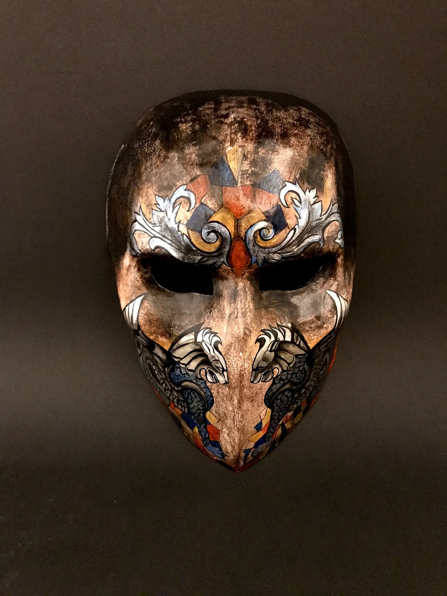 Mask with gargoyles