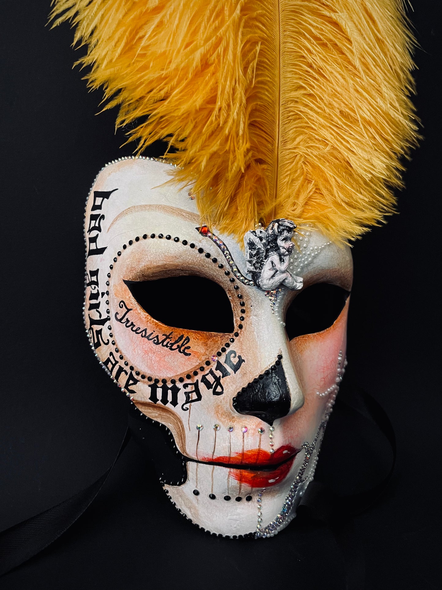 Masquerade Catrina. Feminist mask