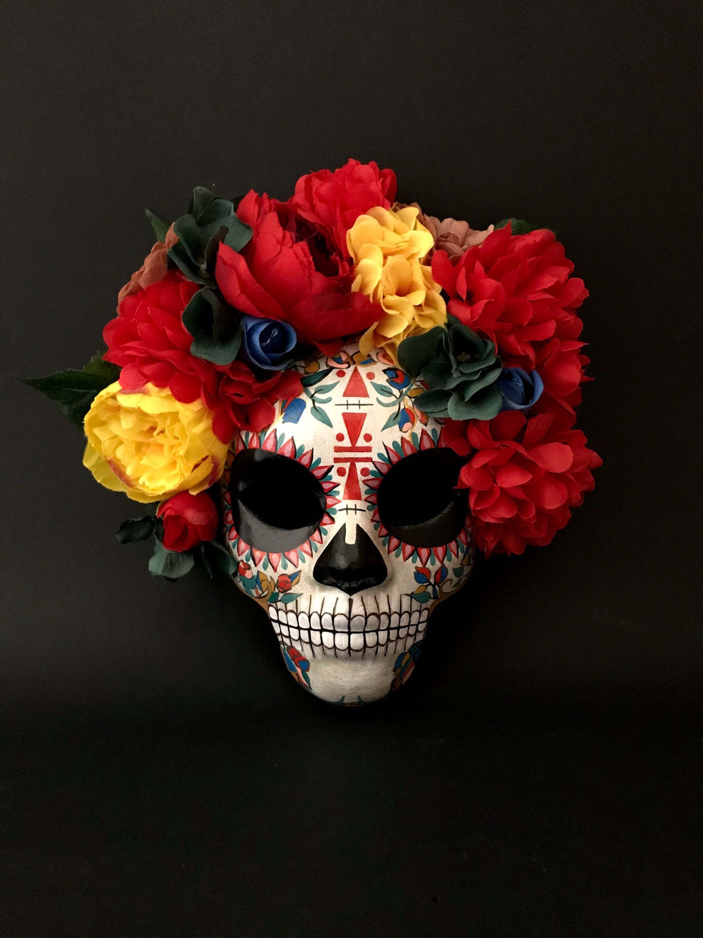 Red and white Catrina