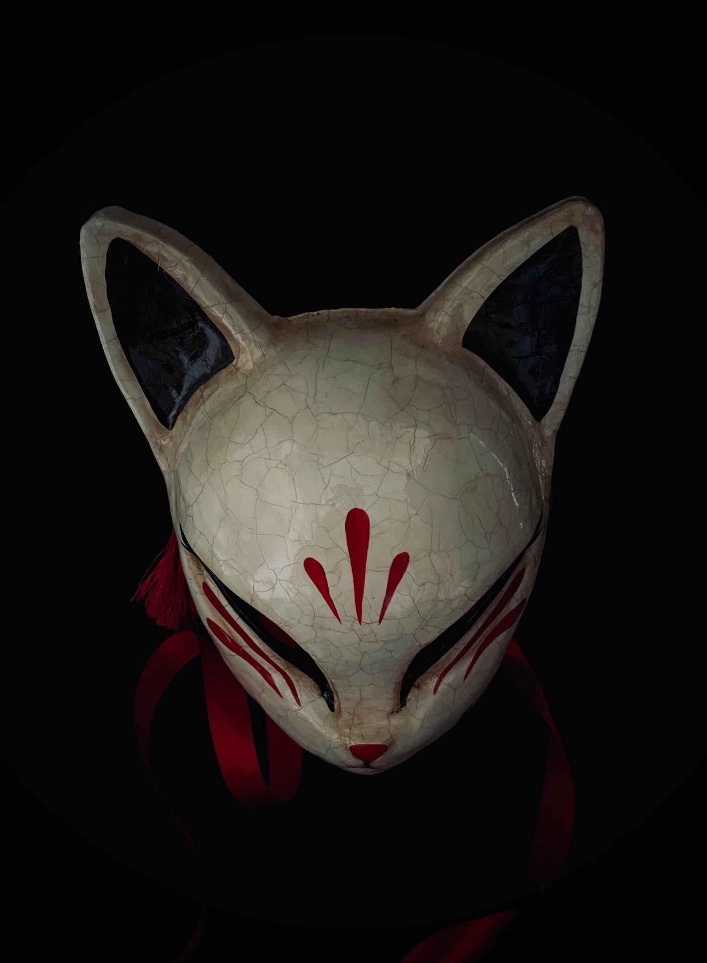 Kitsune mask. Japanese fox mask