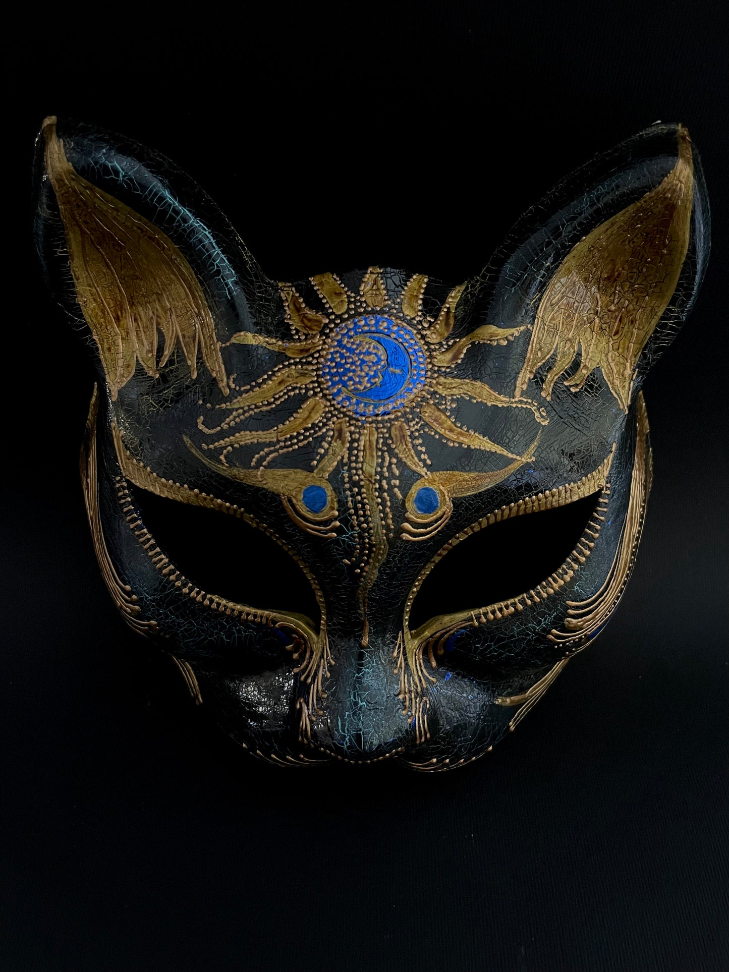 Black cat mask