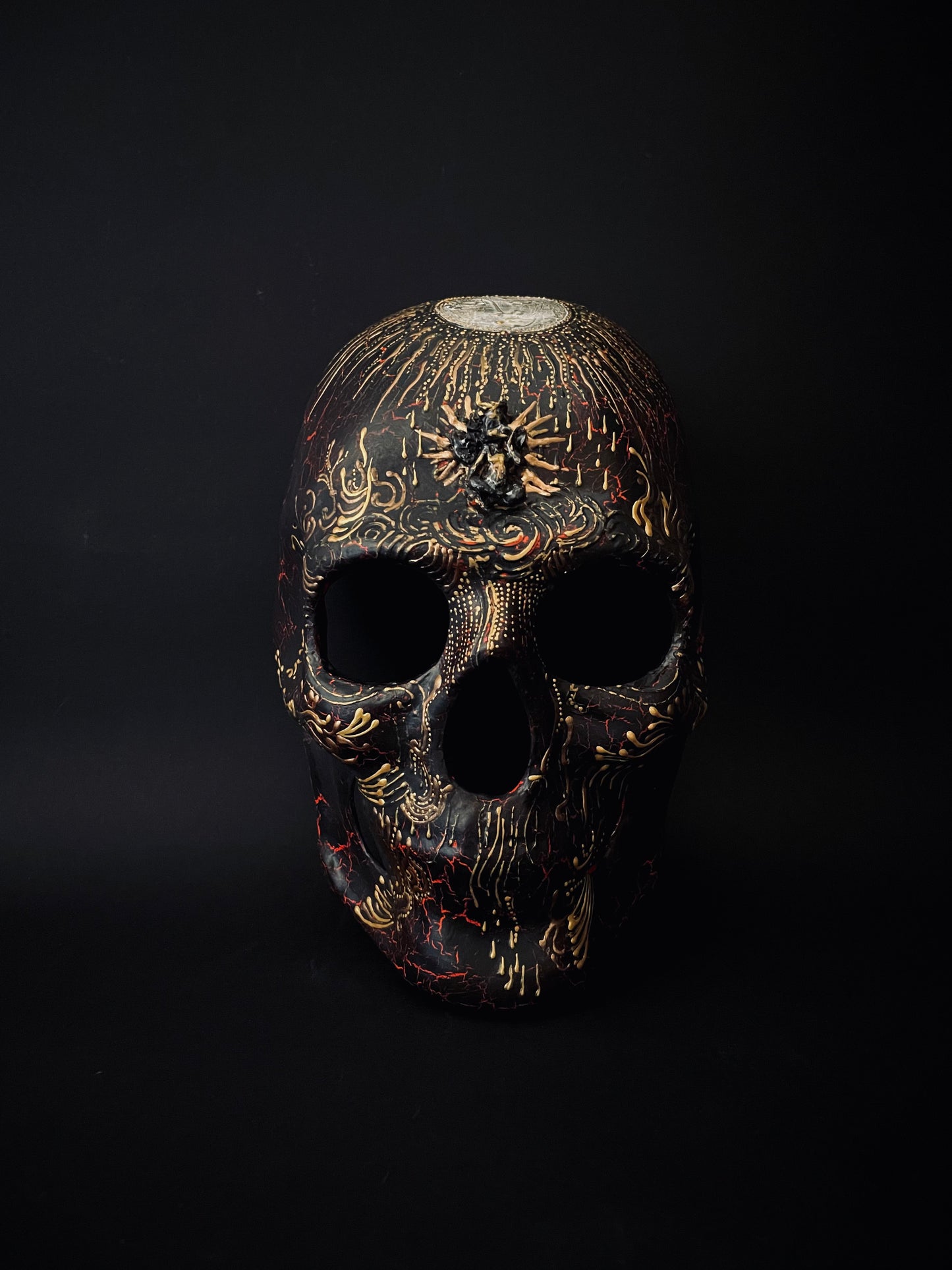 Gothic skull. Skull mask