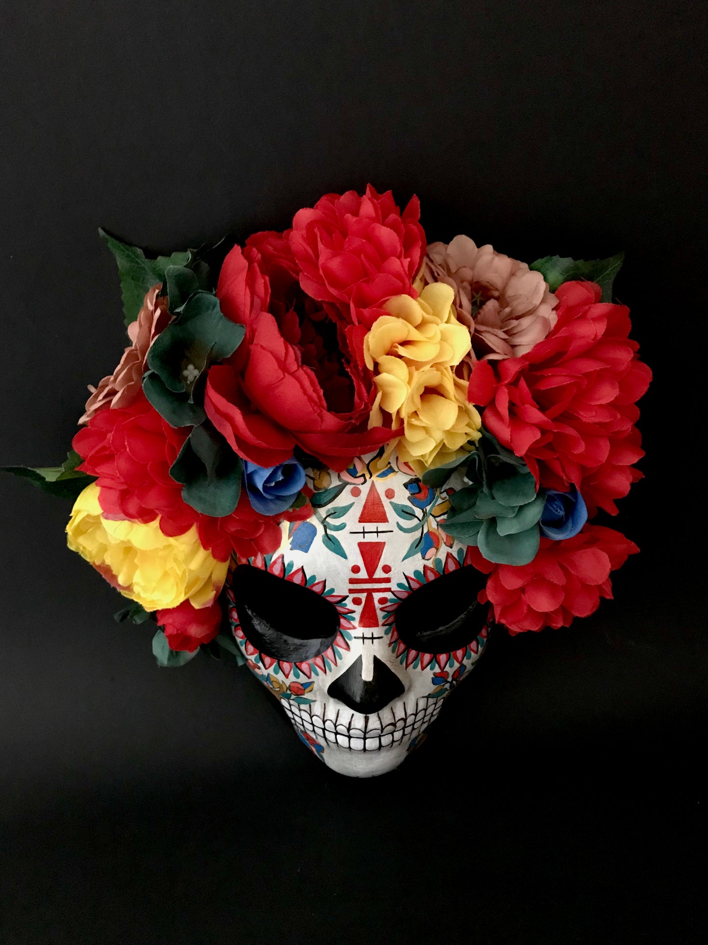 Red and white Catrina