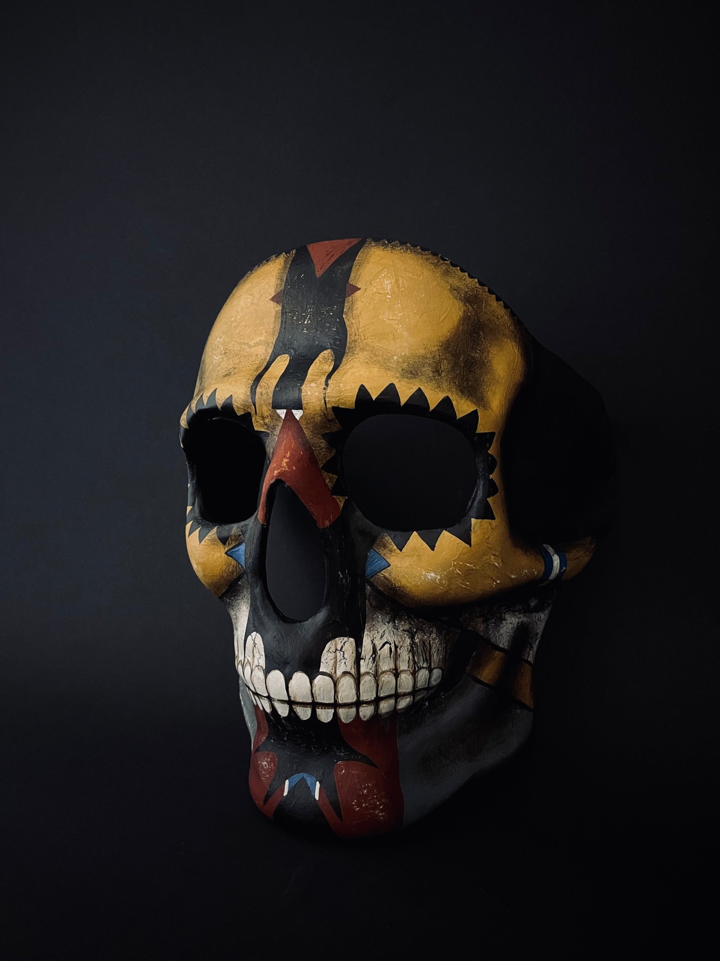 Native American skull. Skull mask