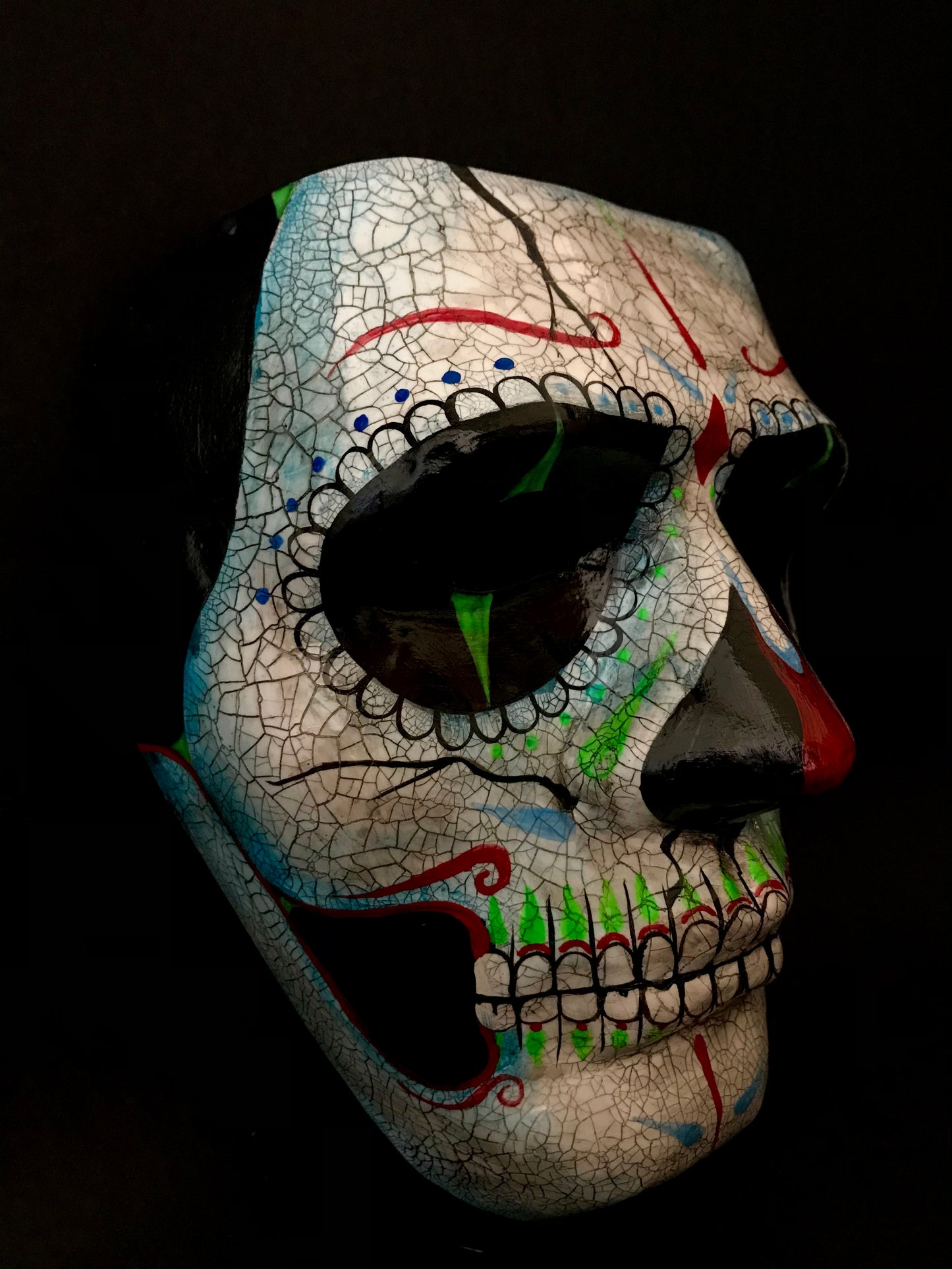 Day of the dead mask for men