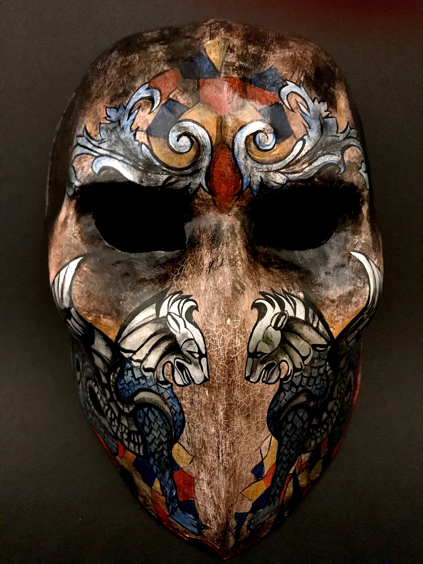 Mask with gargoyles