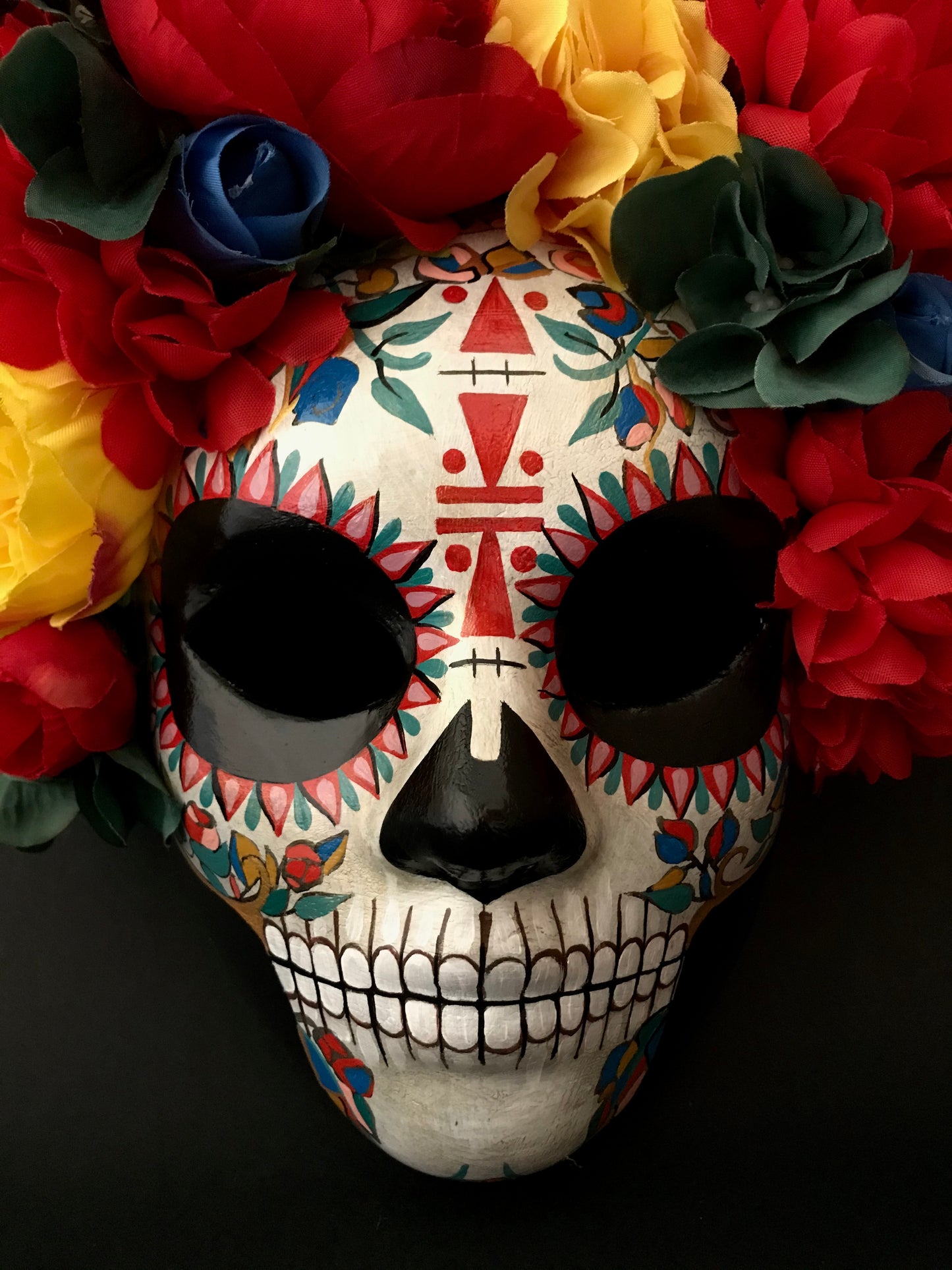 Red and white Catrina