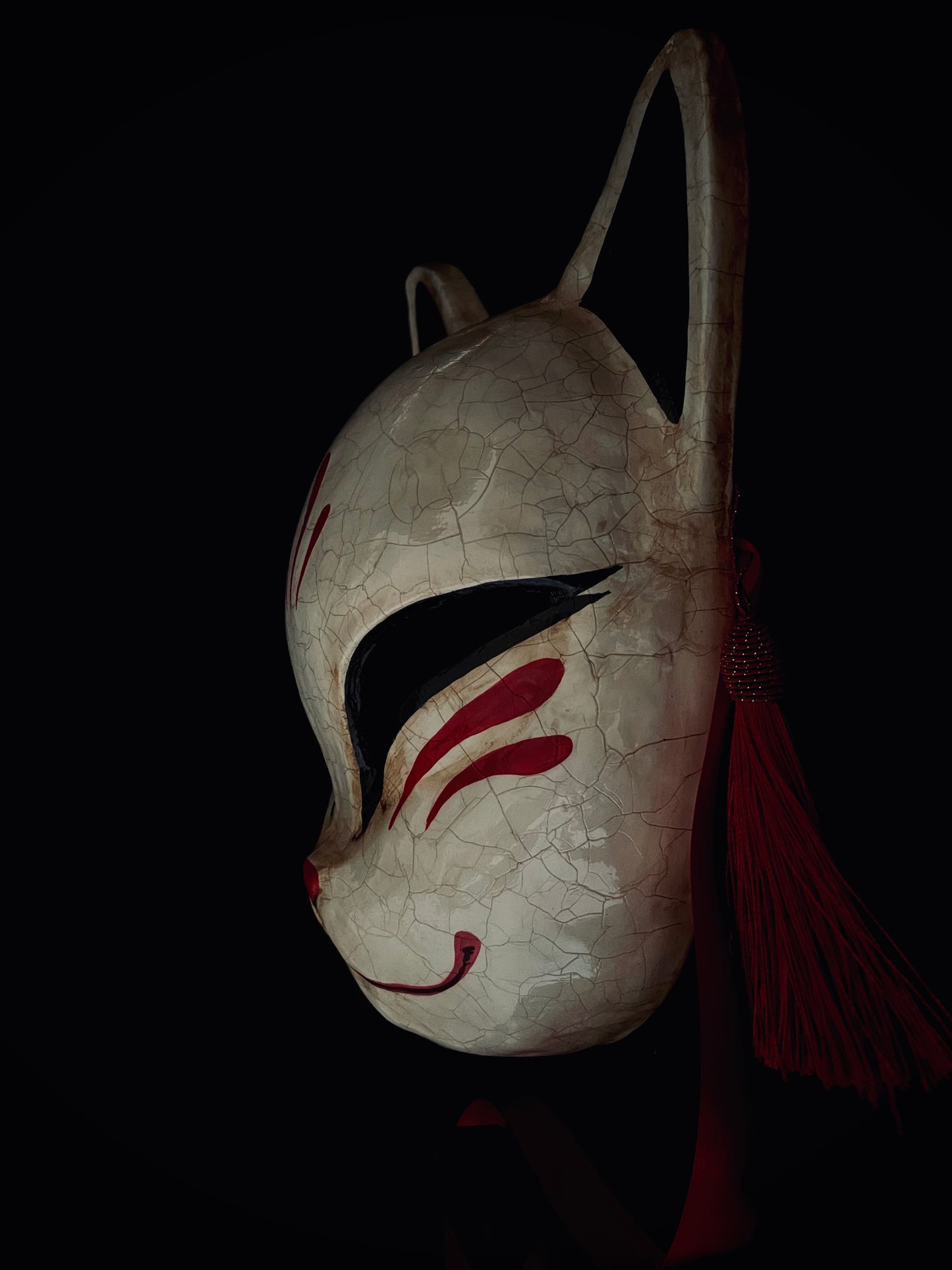 Kitsune mask. Japanese fox mask